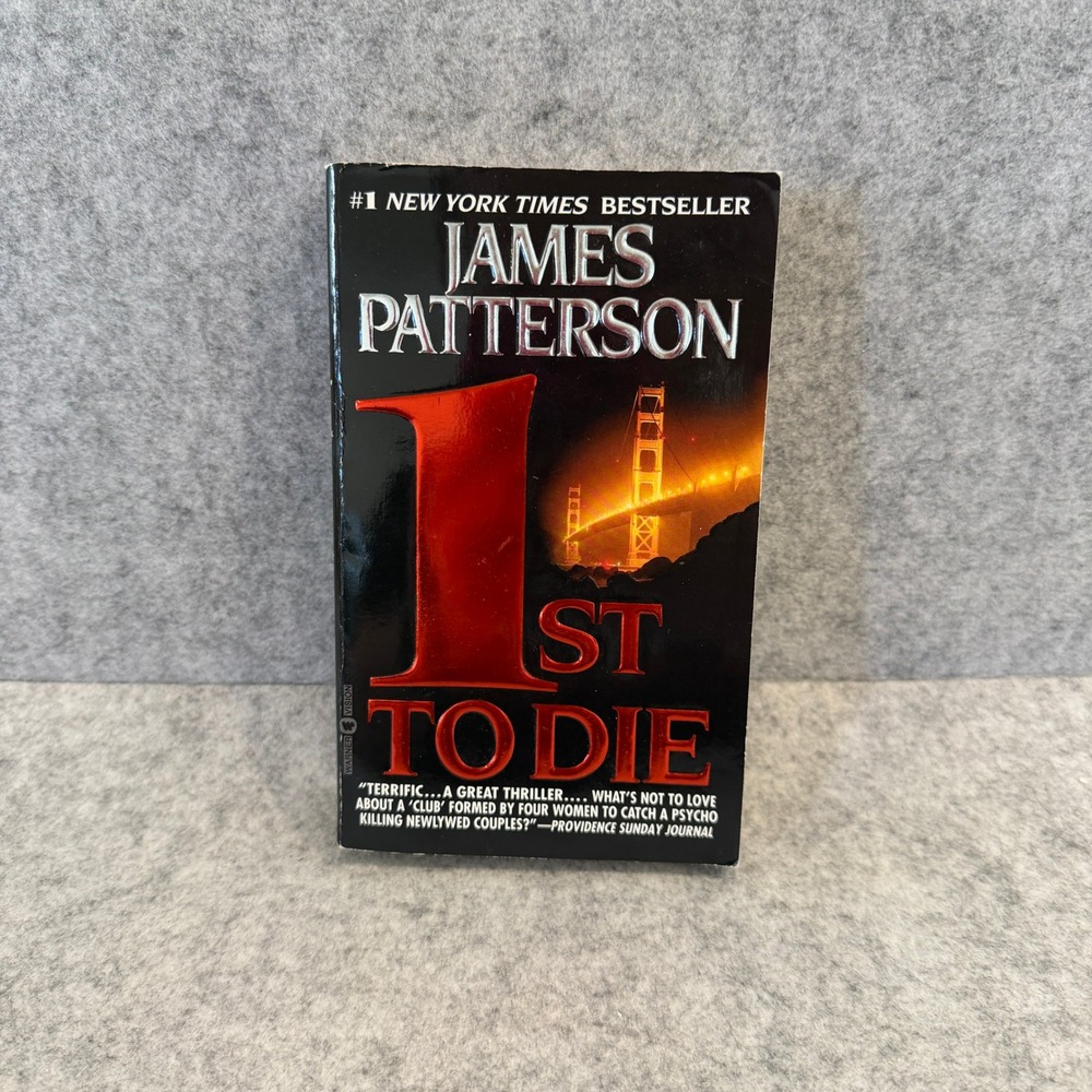 1st to Die by James Patterson, Book 1 Women's Murder Club series, Paperback